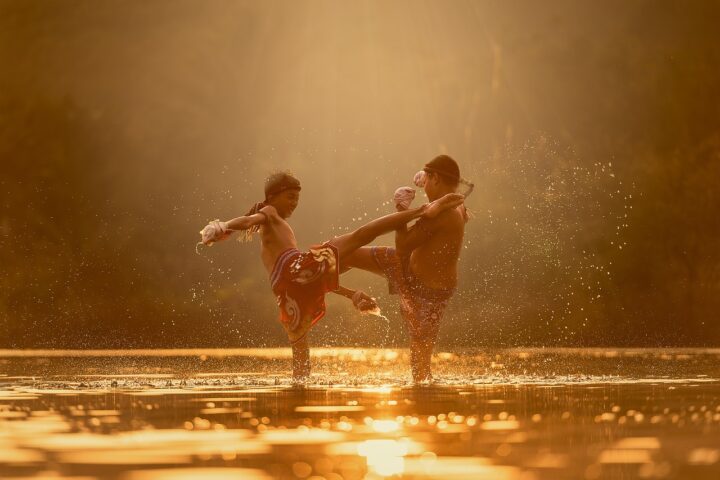 children, river, attack, martial arts, boxing, boys, exercise, kick, kickboxing, fighting, thai boxing, splash, sports, asia, thailand, training, nature, water-1822701.jpg