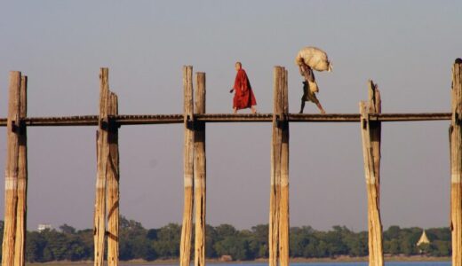 【世界最長木造橋】ビルマ縦断の旅：本編その６：アマラプラ